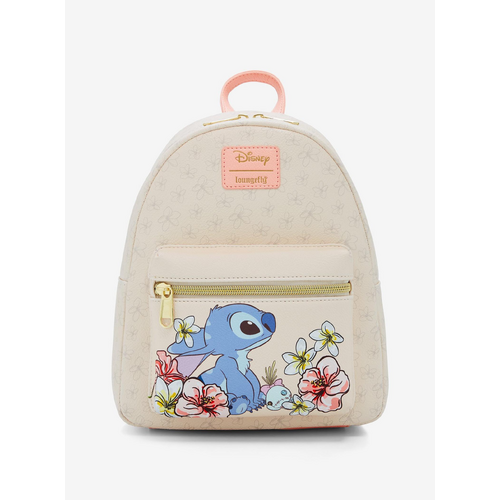 Loungefly Disney Stitch Tropical Flowers Mini Backpack - New, With Tags