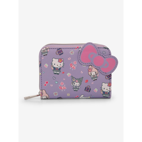 Bioworld Sanrio Hello Kitty & Friends Kogyaru Mini Zip Wallet - New, With Tags