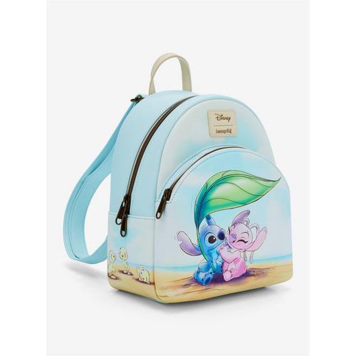 Loungefly Disney Lilo & Stitch Stitch & Angel Beach Date Mini Backpack - New, With Tags