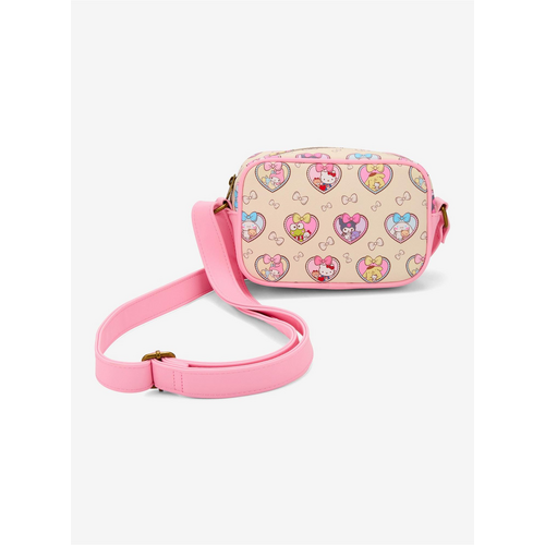 Loungefly Sanrio Hello Kitty & Friends Bestie Hearts Camera Crossbody Bag - New, With Tags