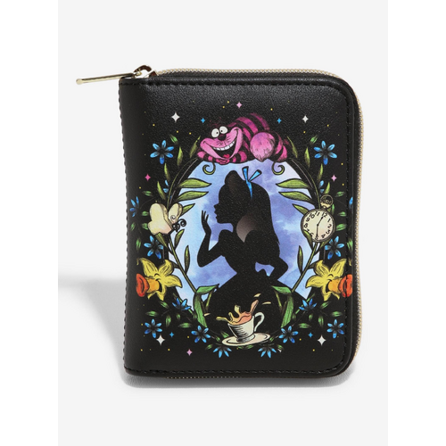 Loungefly Disney Alice In Wonderland Cameo Mini Zip Wallet - New, With Tags