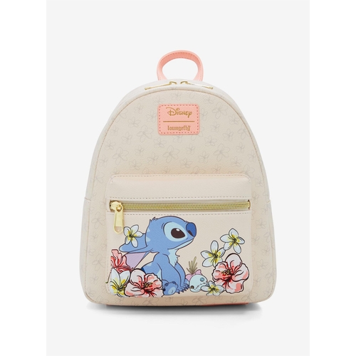 Loungefly Disney Lilo & Stitch Stitch & Scrump Tropical Flowers Mini Backpack - New, With Tags