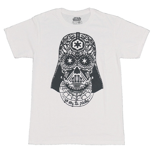 Darth Vader Star Wars Sugar Skull 'Yo Soy Tu Padre' T Shirt Mens Size XL NEW