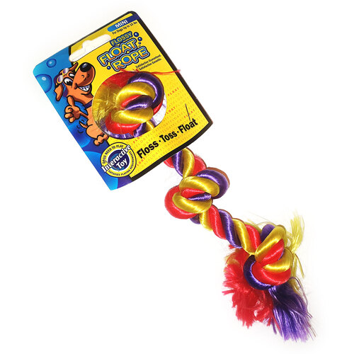 Mammoth Flossy Float Rope Mini 3 Knot Tug 25cm