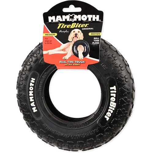 Pawtracks Tirebiter 15cm Dog Chew Toy By Mammoth - Small - New, With Tags