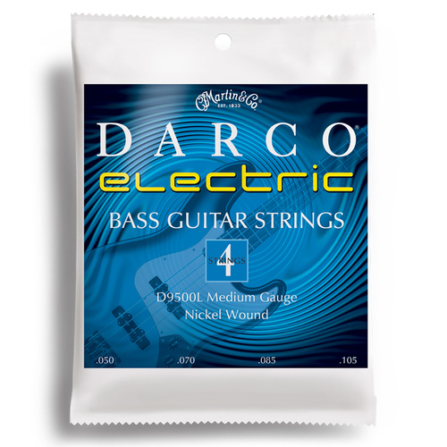 Martin Darco Bass Guitar Strings .050 to .105 Medium Gauge D9500L