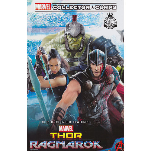 Funko Marvel Collector Corps Subscription Box - October 2017 Thor: Ragnarok - New [Size: One Size Fits All]