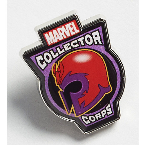 Marvel Collector Corps Souvenir Pin Badge Magneto Helmet Mint Condition