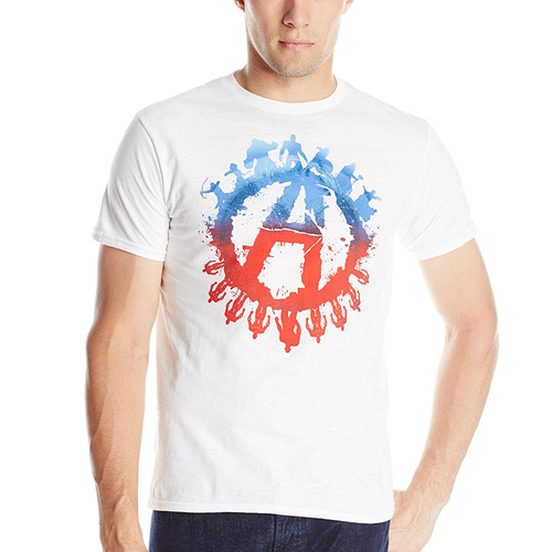 Marvel Avengers Age Of Ultron Silhouette Mens T-Shirt New [Size: Large]