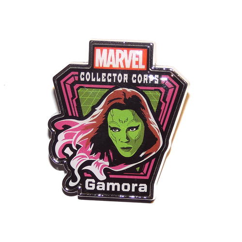 Marvel Collector Corps Souvenir Pin Badge Gamora Guardians Of The Galaxy Mint Condition