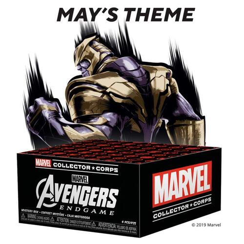Funko Marvel Collector Corps Subscription Box - May 2019 Avengers Endgame - New, Mint Condition