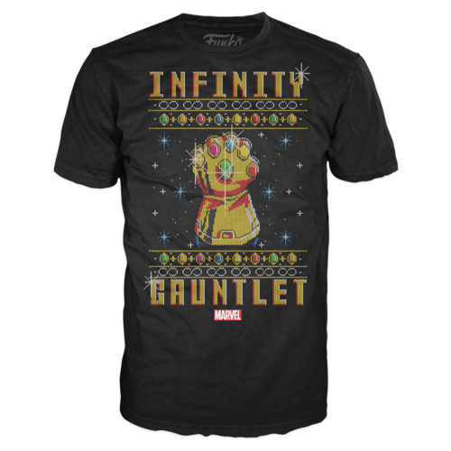 Funko Marvel Collector Corps Holiday Infinity Gauntlet  Tee (M T-Shirt) - New, With Tags