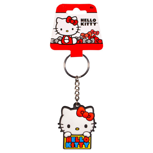 Hello Kitty Soft Touch Bag Clip or Keychain - New, With Tag