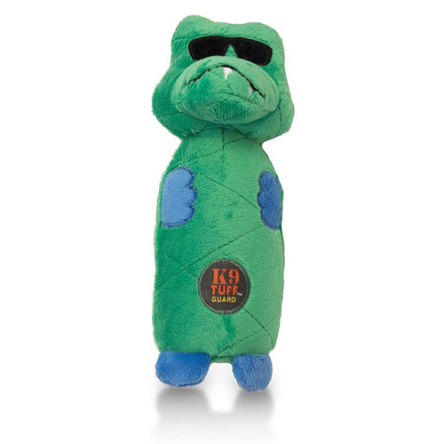 Outward Hound Bottle Bros Gator Dog Toy With Crackly Bottle And Squeaker - Small