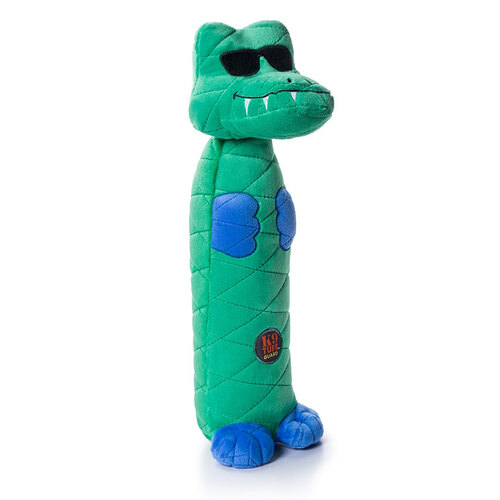 Outward Hound Bottle Bros Gator Dog Toy With Crackly Bottle And Squeaker - Large