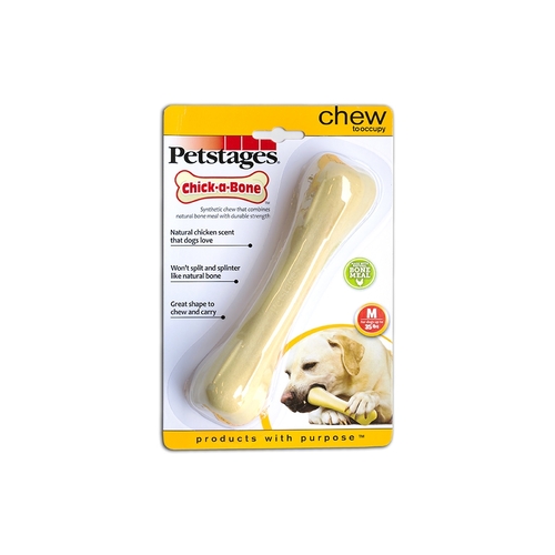 Petstages Chick-a-Bone by Outward Hound - Durable Chew Toy - Medium