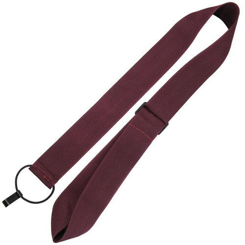 Classical Guitar/Ukulele Strap by Perri's - Snap On - Brown Nylon