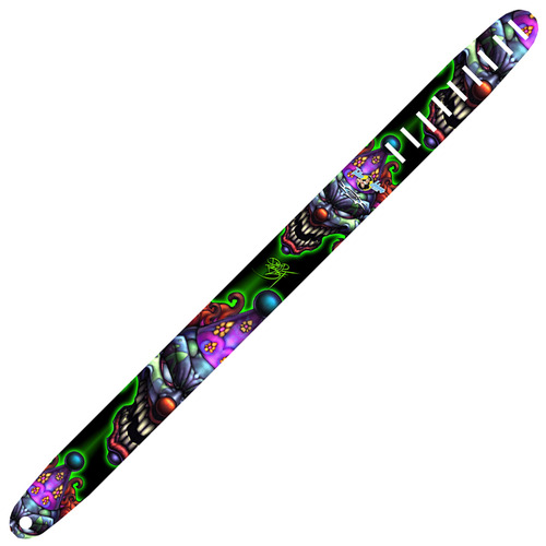 Perri's Guitar Strap 100% Leather - Tattoo Johnny Series - Demonic Clowns