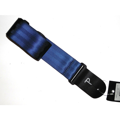 Guitar Strap by Perri's - Acoustic, Electric or Bass - Shiny Blue