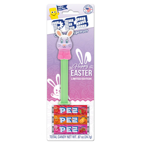 Pez Ombre Happy Easter Bunny Limited Edition Candy & Dispenser - New, Sealed