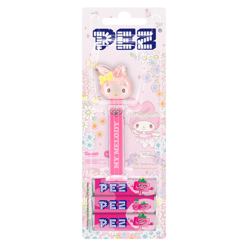 Pez Sanrio Hello Kitty My Melody 50th Anniversary Limited Edition Candy & Dispenser - New, Sealed