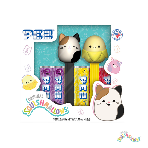 Pez Squishmallows Cam & Junie Candy & Dispensers Gift Set - New, Sealed
