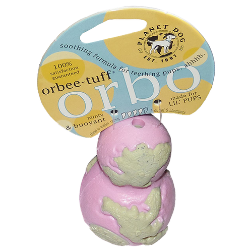 Planet Dog Orbee Tuff Orbo Pup [Colour: Pink] [Size: Small]