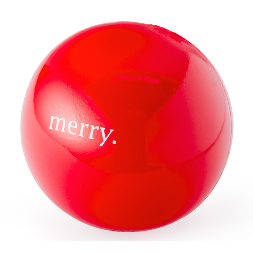 Planet Dog Holiday Ball [Size: Large] [Style: Merry Red]
