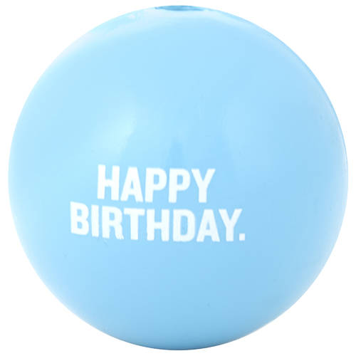 Planet Dog Orbee Tuff Happy Birthday Ball [Colour: Blue]