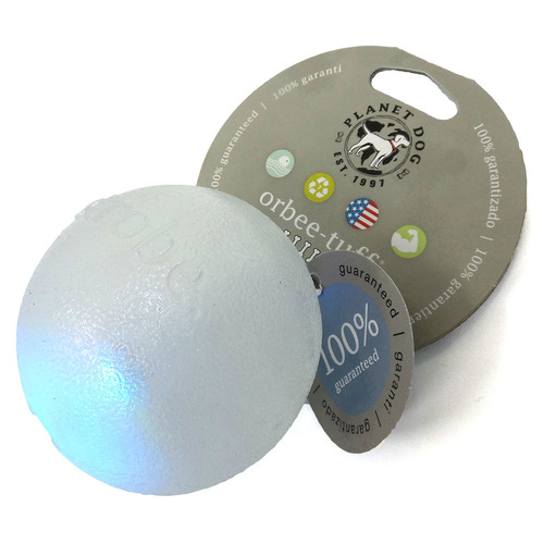 Planet Dog Orbee Tuff Strobe Treat Dispenser Ball [Colour: Glow]
