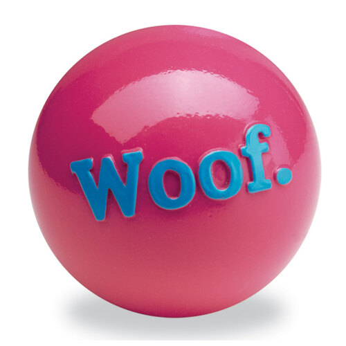 Planet Dog Woof And Fetch Dispenser Balls [Colour: Pink] [Style: Woof]