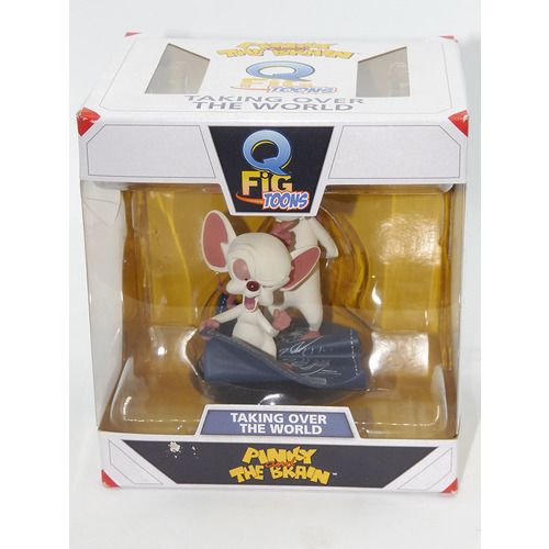 Quantum Mechanix Q-Fig Toons - Pinky And The Brain - Taking Over The World - Exclusive Import - New Box Damaged