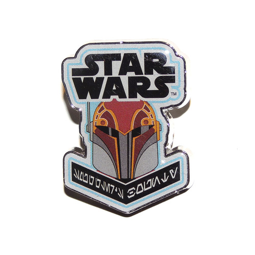 Star Wars Smuggler's Bounty Souvenir Pin Badge Rebels Sabine Wren Mint Condition