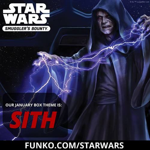 Funko Smugglers Bounty Subscription Box - January 2018 - Sith - New & Complete [Size: Small]