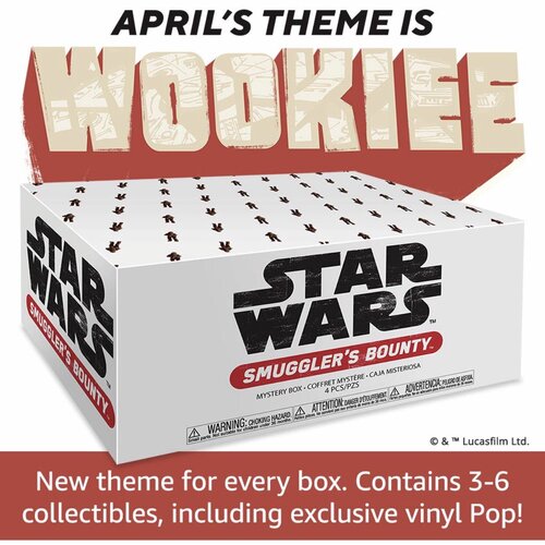 Funko Star Wars Smugglers Bounty Subscription Box - April 2019 Wookiee - New [Size: XL]