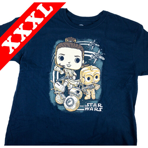 Star Wars Smugglers Bounty Rey The Rise Of Skywalker POP Tee T-Shirt - New [Size: XXXL]