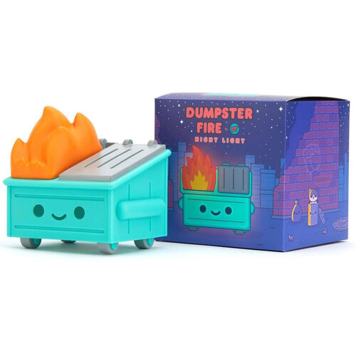 100% Soft Dumpster Fire Night Light - New, Mint Condition