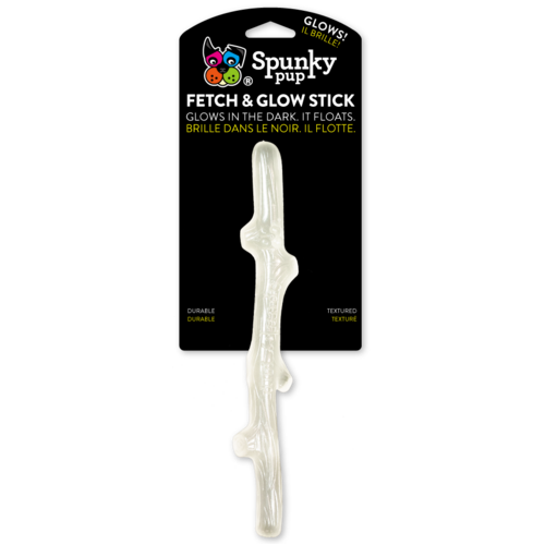 Fetch & Glow Stick Dog Toy By Spunky Pup - Medium/Large - New, With Tags