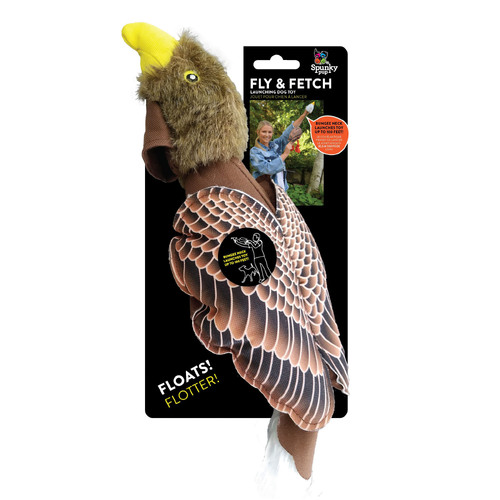 Fly & Fetch Eagle Dog Toy By Spunky Pup - Medium/Large - New, With Tags