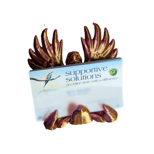 Supportive Solutions 3D Printed Phoenix Business Card Holder - One Size - New, Handmade