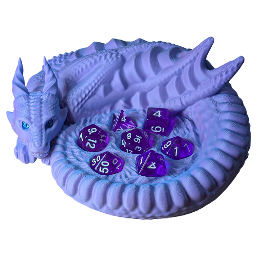Supportive Solutions 3D Printed Dragon's Embrace Dice Holder - New, Handmade