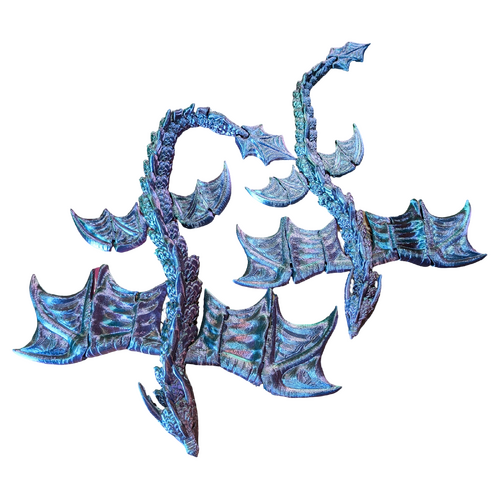 Supportive Solutions 3D Printed Sea Dragon Flexible Figure - New, Handmade [Size: Large]