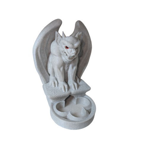 Supportive Solutions 3D Printed Gargoyle Dice Tower - Marble PLA - New, Handmade