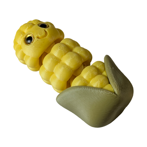 Supportive Solutions Sweet Corn Cob Keyring & Bag Charm - One Size - Multi-coloured  - New, Handmade