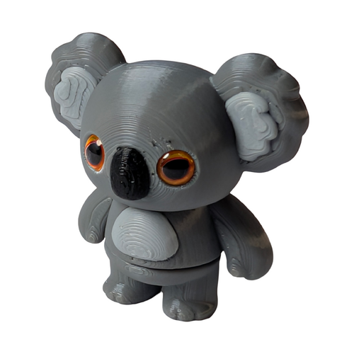 Supportive Solutions Koala Keyring & Bag Charm - One Size - Multi-coloured  - New, Handmade