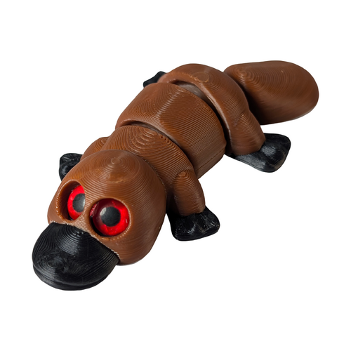 Supportive Solutions Platypus Keyring & Bag Charm - One Size - Multi-coloured  - New, Handmade