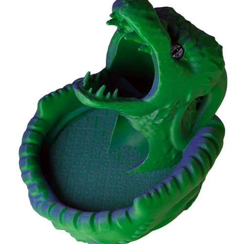 Supportive Solutions Mini Dragon Dice Tower - One Size Purple & Green - New, Handmade