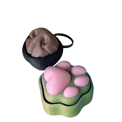 Supportive Solutions ClicKey Pet Fidgets (Dog) Sensory Fidget - Set of 2 Multi-coloured - New, Handmade