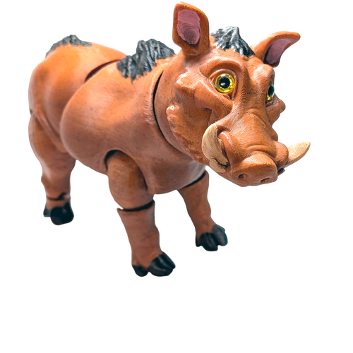 Supportive Solutions Warthog Flexible Figure - Medium Brick Red - New, Handmade