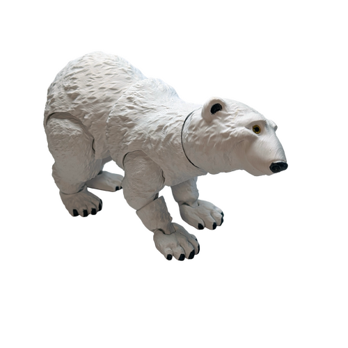 Supportive Solutions Polar Bear Flexible Figure - Large White - New, Handmade